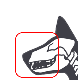 口腔内の処置の局所麻酔部位イメージ