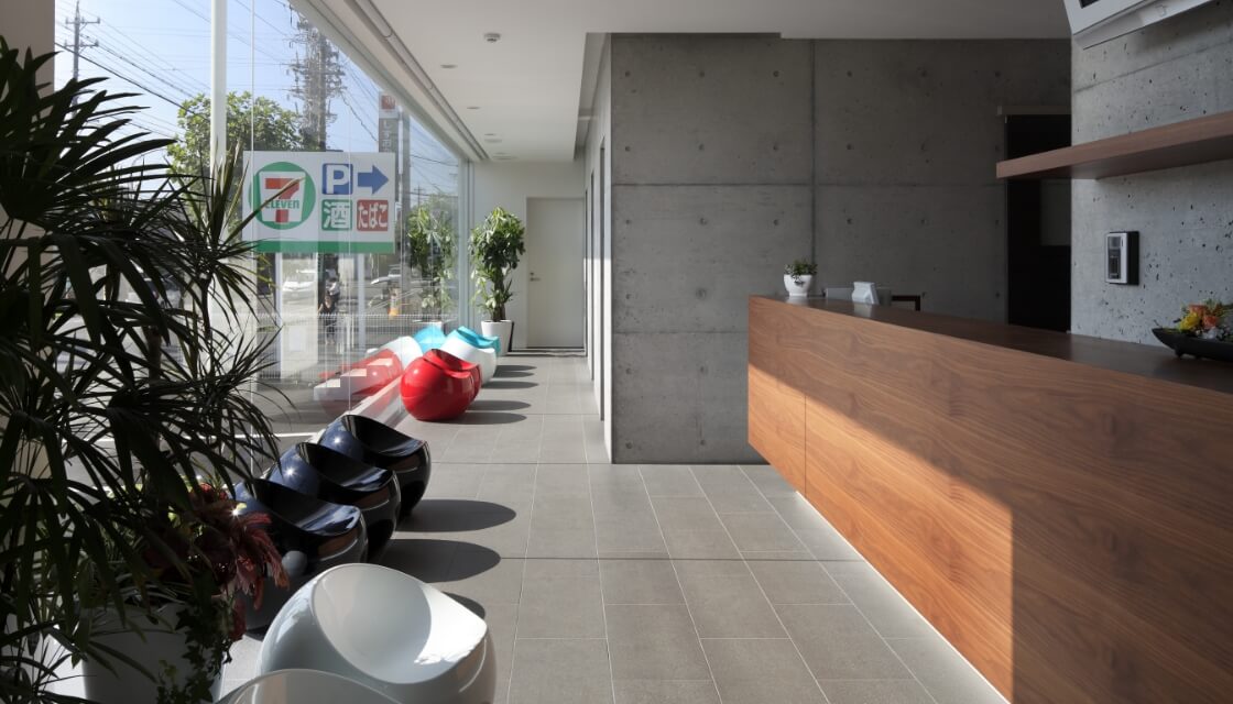 いるか動物病院の院内待合室