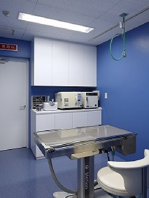 いるか動物病院の処置室